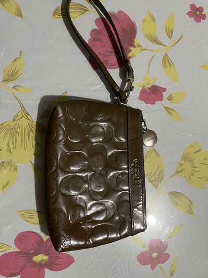กระเป๋าถือ Coach หนังแก้ว งานเก่า รูปที่ 4