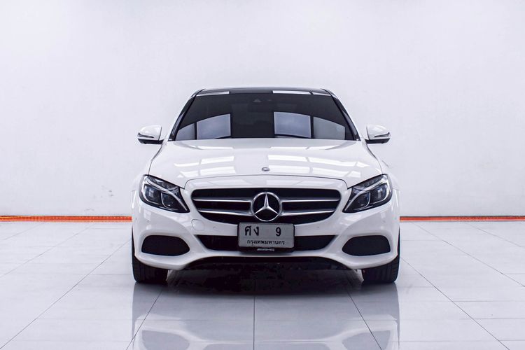 Mercedes-Benz C-Class 2018 C350 Sedan ปลั๊กอินไฮบริด (PHEV) ไม่ติดแก๊ส เกียร์อัตโนมัติ ขาว รูปที่ 4