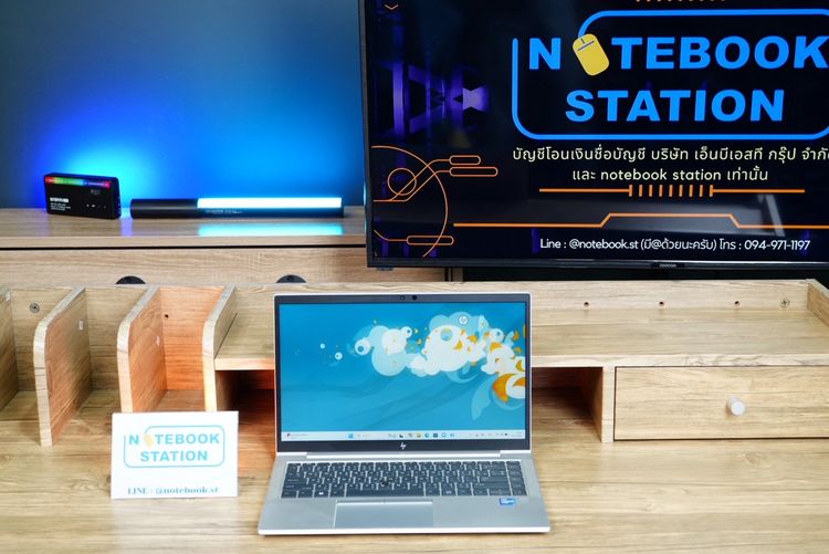 HP EliteBook 840 G8 หน้าจอทัชสกรีนได้ i7-1185G7 Ram16 SSD512 จอ14.0 FHD เครื่องสวย ประมวลผลไว คีย์บอร์ดไฟ เพียง 13,990.- รูปที่ 2