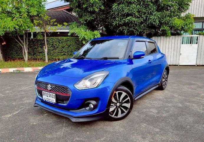 Suzuki Swift 2019 1.2 GLX Sedan เบนซิน ไม่ติดแก๊ส เกียร์อัตโนมัติ น้ำเงิน รูปที่ 4