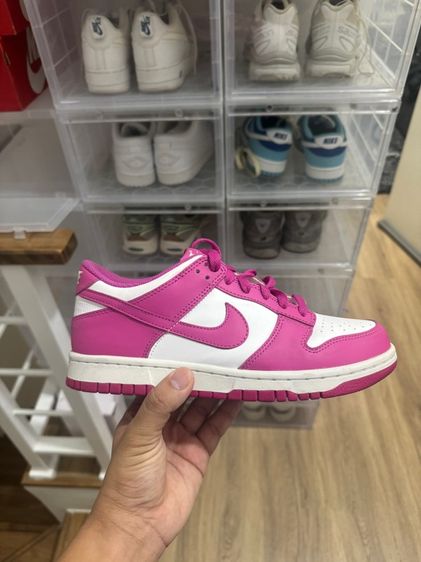 Nike Dunk Low Active Fuchsia มือ 2ของแท้ รูปที่ 2