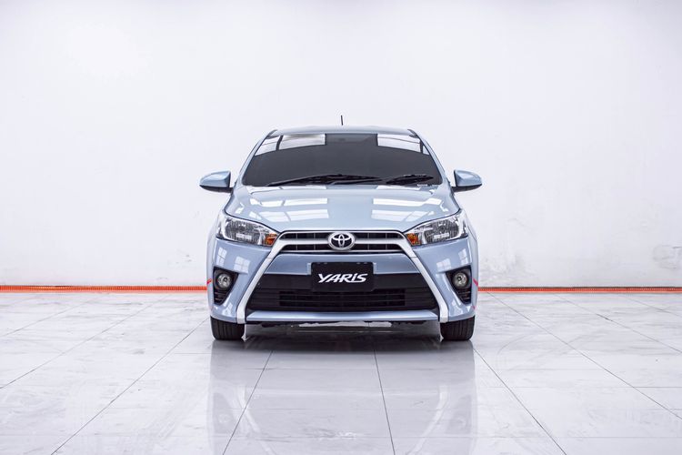 Toyota Yaris 2015 1.2 E Sedan เบนซิน ไม่ติดแก๊ส เกียร์อัตโนมัติ ฟ้า รูปที่ 4