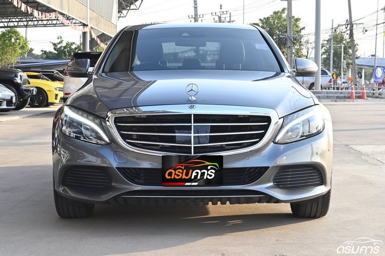 Mercedes-Benz C-Class 2018 C350 Sedan ปลั๊กอินไฮบริด (PHEV) ไม่ติดแก๊ส เกียร์อัตโนมัติ เทา รูปที่ 2