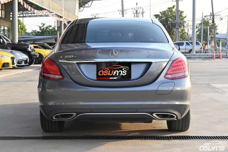 Mercedes-Benz C-Class 2018 C350 Sedan ปลั๊กอินไฮบริด (PHEV) ไม่ติดแก๊ส เกียร์อัตโนมัติ เทา รูปที่ 4