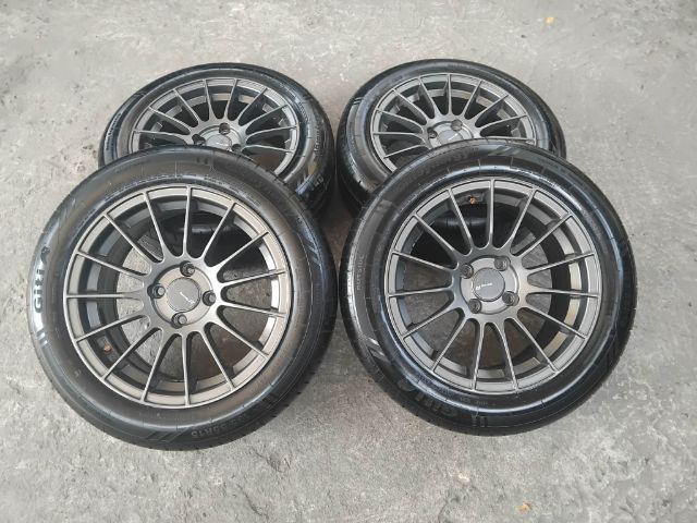 แม็ก rs05 ขอบ 15 สีเทากันกว้าง 7 พร้อมยางปี 25 รูปที่ 3