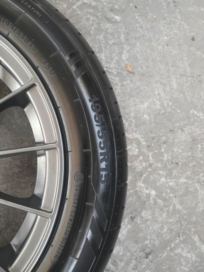 แม็ก rs05 ขอบ 15 สีเทากันกว้าง 7 พร้อมยางปี 25 รูปที่ 7