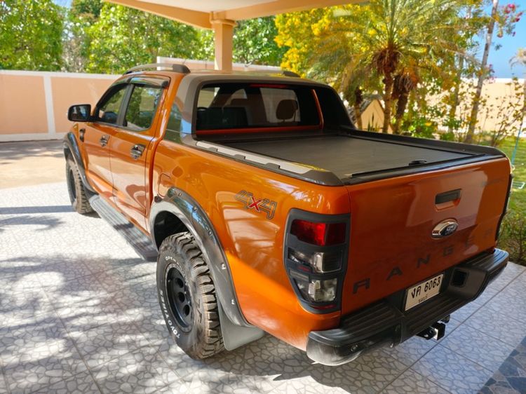 Ford Ranger 2016 2.2 Wildtrak 4WD Pickup ดีเซล เกียร์อัตโนมัติ ส้ม รูปที่ 2