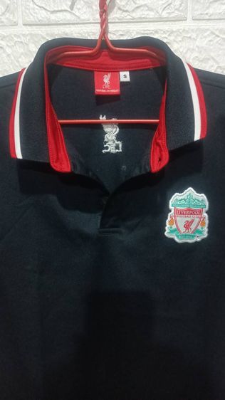 เสื้อโปโล ลิเวอร์พูล สีดำ ไซส์ S  รูปที่ 3