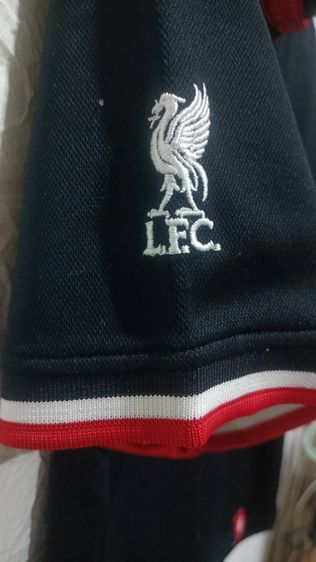 เสื้อโปโล ลิเวอร์พูล สีดำ ไซส์ S  รูปที่ 9