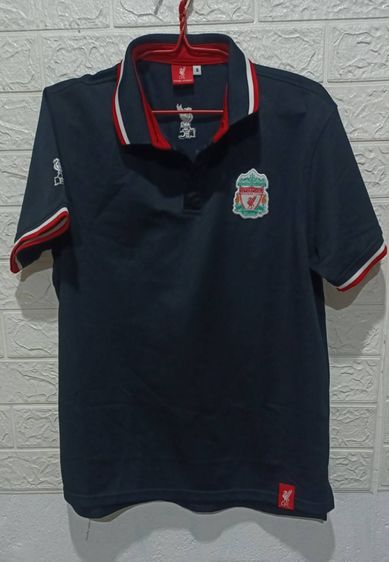 เสื้อโปโล ลิเวอร์พูล สีดำ ไซส์ S 