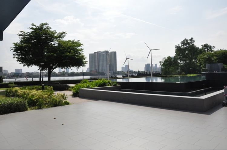 มีบางส่วน Pruksa 2014 Condo with River View (Ready to Move In) รูปที่ 2
