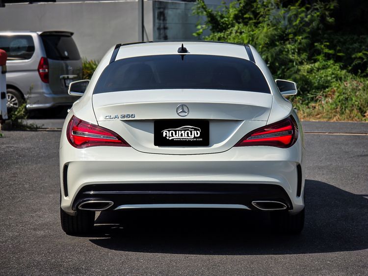 Mercedes-Benz CLA-Class 2017 CLA250 AMG Sedan เบนซิน ไม่ติดแก๊ส เกียร์อัตโนมัติ ขาว รูปที่ 4