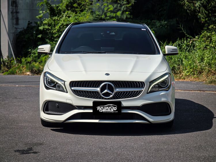 Mercedes-Benz CLA-Class 2017 CLA250 AMG Sedan เบนซิน ไม่ติดแก๊ส เกียร์อัตโนมัติ ขาว รูปที่ 3