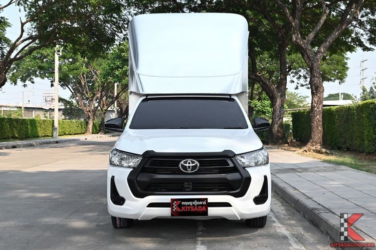 Toyota Hilux Revo 2023 2.4 Entry Pickup ดีเซล ไม่ติดแก๊ส เกียร์ธรรมดา ขาว รูปที่ 2
