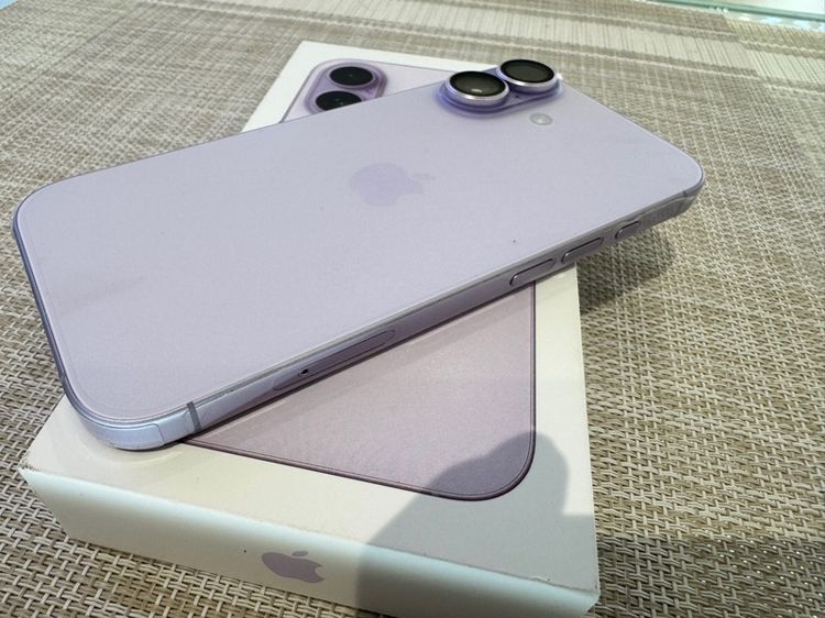 iPhone 17 สีม่วง 256 ประกันศูนย์เยอะ สุขภาพแบต 100 รูปที่ 2