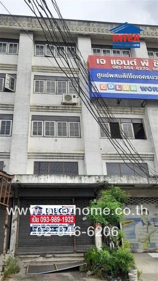 อาคารพาณิชย์ 4.5 ชั้น 24.5 ตร.ว อาคารพาณิชย์ ใกล้ตลาดมารวย เยื้องตลาดบ้านฟ้ามาร์เช่ ถนนลำลูกกา คลอง6 ลำลูกกา ปทุมธานี