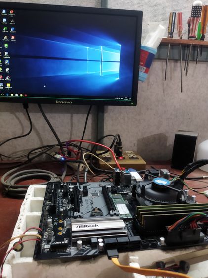 ชุด  เจน9  i3-9100 ๑ 3.6ghz 4c 4t มีการ์ดจอในตัว  มีM2สองชุด พร้อม Asrock รุ่น Z370 Pro4 ซิ้งลม แผ่นปิดหลัง มีเก็บปลายทาง รูปที่ 16