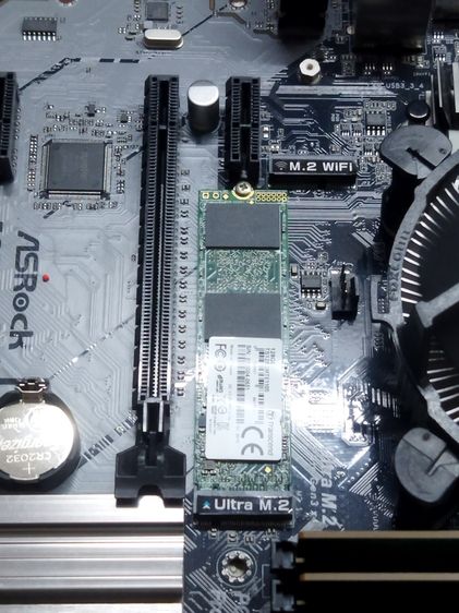 ชุด  เจน9  i3-9100 ๑ 3.6ghz 4c 4t มีการ์ดจอในตัว  มีM2สองชุด พร้อม Asrock รุ่น Z370 Pro4 ซิ้งลม แผ่นปิดหลัง มีเก็บปลายทาง รูปที่ 12