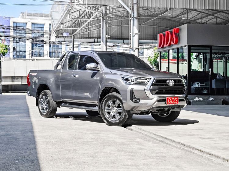 Toyota Hilux Revo 2022 2.4 Prerunner Mid Pickup ดีเซล เกียร์ธรรมดา เทา รูปที่ 4