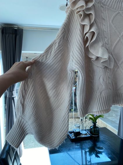 บาร์เลนเซียเอก้า (ติดจองค่ะ)เสื้อไหมพรมสภาพใหม่เอี่ยม  รูปที่ 6