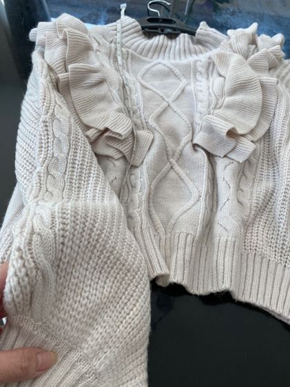 บาร์เลนเซียเอก้า (ติดจองค่ะ)เสื้อไหมพรมสภาพใหม่เอี่ยม  รูปที่ 11