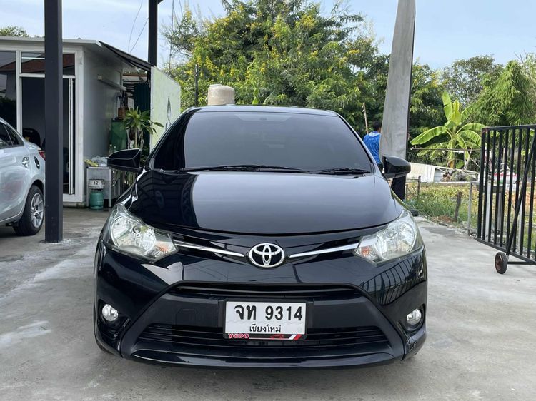 Toyota Vios 2014 1.5 J Sedan เบนซิน ไม่ติดแก๊ส เกียร์อัตโนมัติ ดำ รูปที่ 2