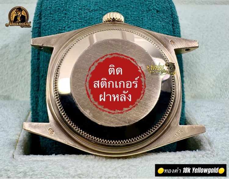 Rolex Day Date Ivory Roman Dial 18k Diamond Bezel รูปที่ 11