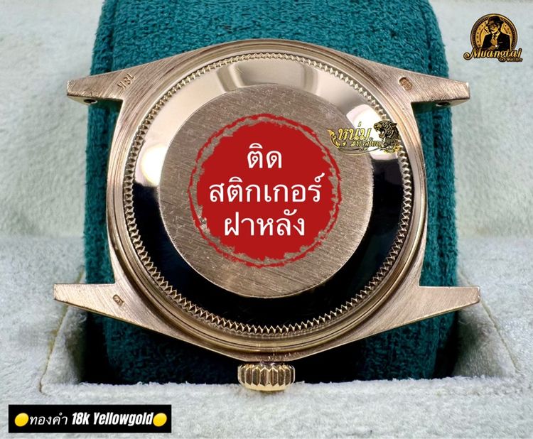 Rolex Day Date Ivory Roman Dial 18k Diamond Bezel รูปที่ 10