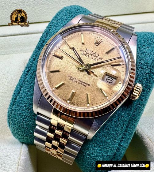 Rolex Datjust Linen Dial Auto 2 จังหวะ รูปที่ 5