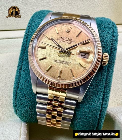Rolex Datjust Linen Dial Auto 2 จังหวะ รูปที่ 7