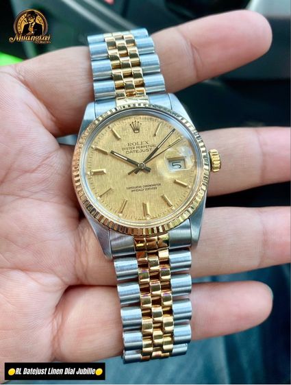 Rolex Datjust Linen Dial Auto 2 จังหวะ รูปที่ 18