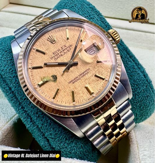 Rolex Datjust Linen Dial Auto 2 จังหวะ รูปที่ 4