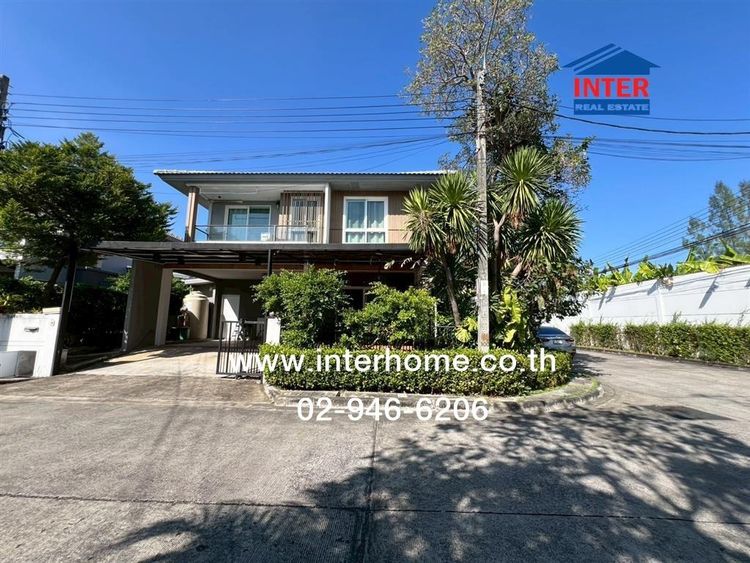 บ้านเดี่ยว 2 ชั้น 50.9 ตร.ว. หมู่บ้านชัยพฤกษ์ รามอินทรา-วงแหวน2 ระหว่างซอยคู้บอน44 และ46 ถนนคู้บอน ถนนรามอินทรา เขตคลองสามวา กรุงเทพมหานคร