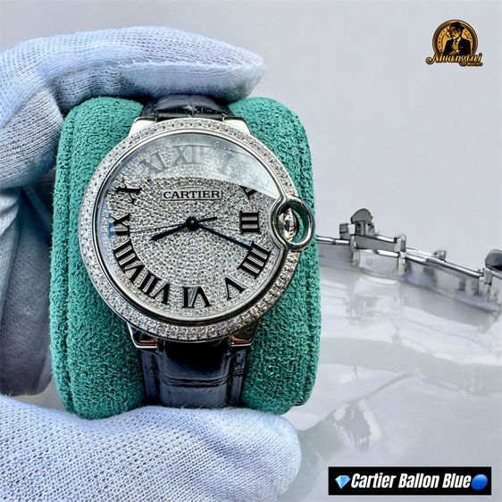 Cartier Ballon Bleu Diamond Automatic Lady 36 มิล. รูปที่ 2