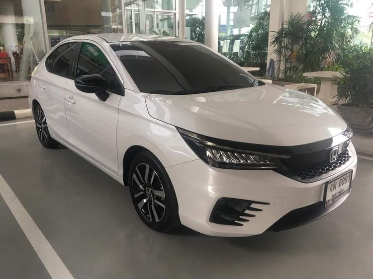 Honda City 2020 1.5 e:HEV RS Sedan เบนซิน ไม่ติดแก๊ส เกียร์อัตโนมัติ ขาว รูปที่ 3