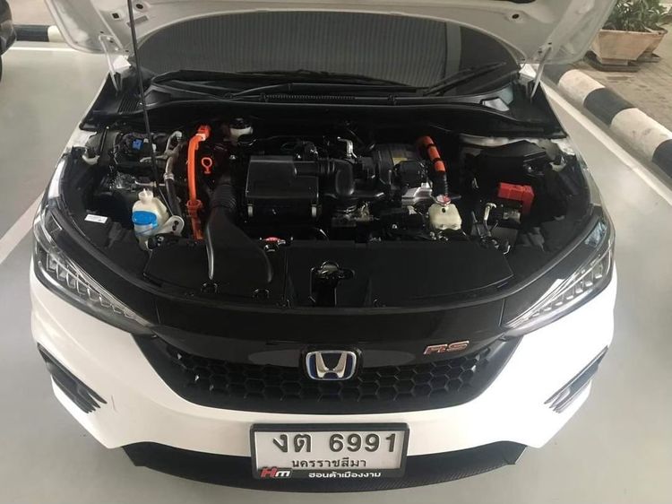 Honda City 2020 1.5 e:HEV RS Sedan เบนซิน ไม่ติดแก๊ส เกียร์อัตโนมัติ ขาว รูปที่ 4