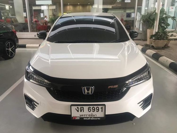 Honda City 2020 1.5 e:HEV RS Sedan เบนซิน ไม่ติดแก๊ส เกียร์อัตโนมัติ ขาว รูปที่ 2