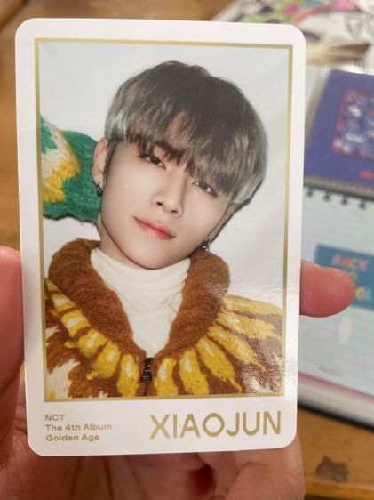 ของสะสมจาก sm entertainment เป็นการ์ด xiaojun Way V เสื้อดำมี ตน ตรงผม เป็นรอยขูด กรอบสีขาวไม่มี ตน แท้ทุกใบ ใบละ70บาท ขนาด5.3•8.3 รูปที่ 10