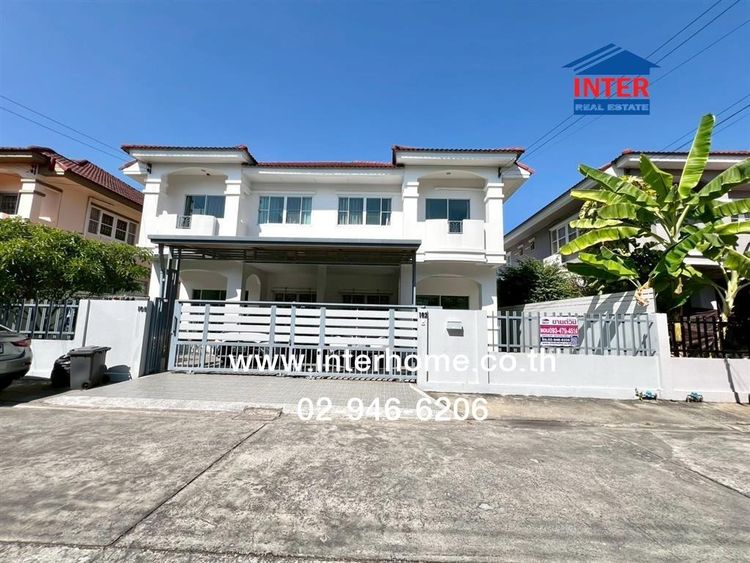 บ้านเดี่ยว 2 ชั้น 70 ตร.ว. หมู่บ้านอรุณวรรณ4 ซอยเลียบคลองสอง28 ถนนเลียบคลองสอง ถนนหทัยราษฎร์ เขตคลองสามวา กรุงเทพมหานคร
