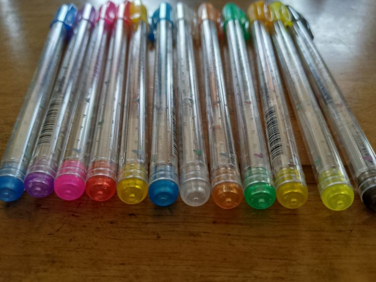 ปากกากลิตเตอร์วิบวับ12สี รูปที่ 5