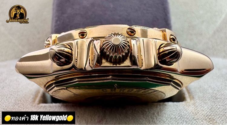 Breitling Crosswind 18k Solidgold Black Dial Automatic รูปที่ 7