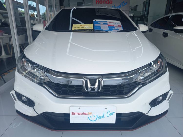 Honda City 2019 1.5 V Plus i-VTEC Sedan เบนซิน ไม่ติดแก๊ส เกียร์อัตโนมัติ ขาว รูปที่ 2