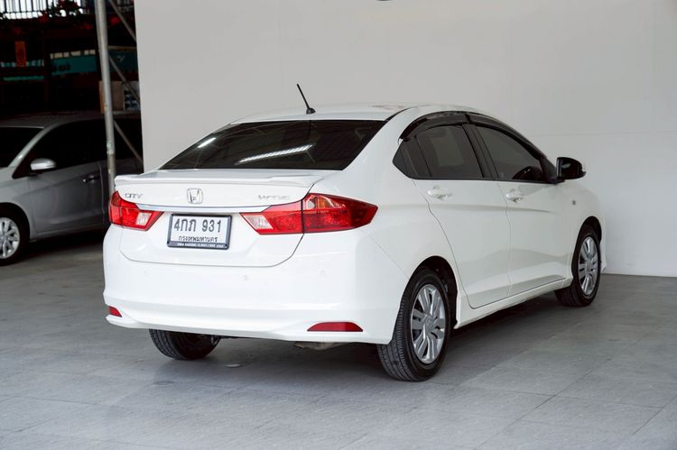 Honda City 2015 1.5 S Sedan เบนซิน ไม่ติดแก๊ส เกียร์อัตโนมัติ ขาว รูปที่ 4