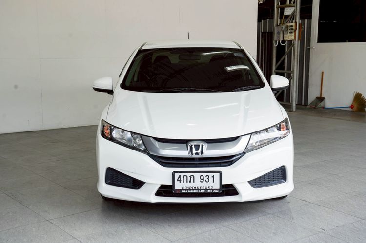 Honda City 2015 1.5 S Sedan เบนซิน ไม่ติดแก๊ส เกียร์อัตโนมัติ ขาว รูปที่ 2