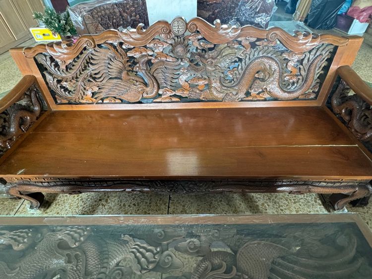 ชุดรับแขกไม้สักทองครบขุด รูปที่ 3