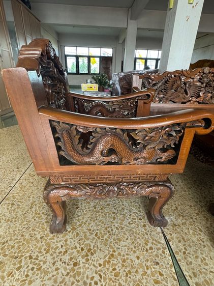 ชุดรับแขกไม้สักทองครบขุด รูปที่ 9