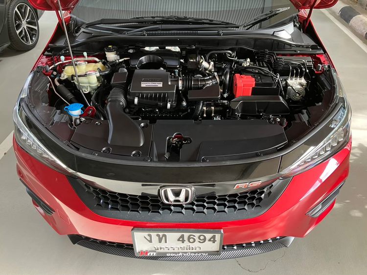 Honda City 2021 1.0 RS Sedan เบนซิน ไม่ติดแก๊ส เกียร์อัตโนมัติ แดง รูปที่ 4