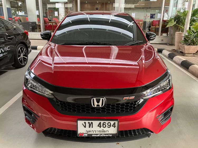 Honda City 2021 1.0 RS Sedan เบนซิน ไม่ติดแก๊ส เกียร์อัตโนมัติ แดง รูปที่ 2