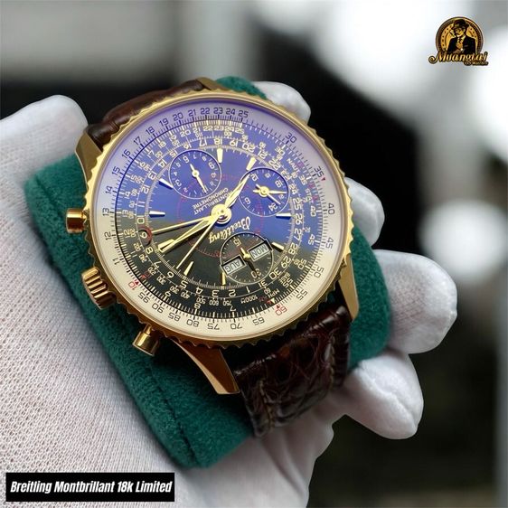Breitling Montbrillant Datora Limited Edition 100 เรือนทั่วโลก ทองคำ 18k รูปที่ 3