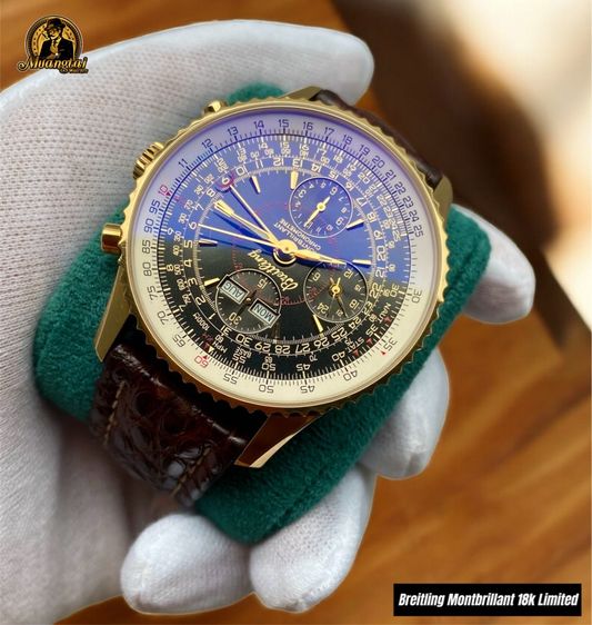 Breitling Montbrillant Datora Limited Edition 100 เรือนทั่วโลก ทองคำ 18k รูปที่ 2